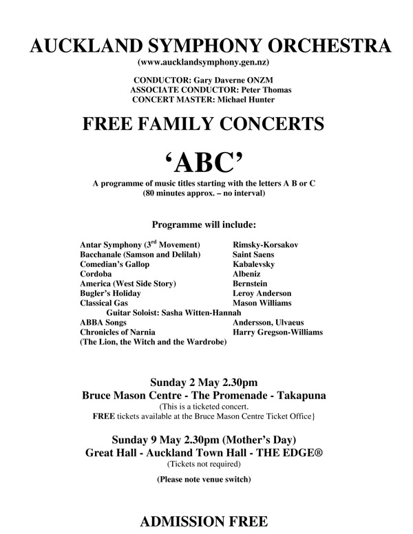 ASO May 2010 flier