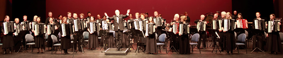 New Zealand Accordion Orchestra conducted by Gary Daverne