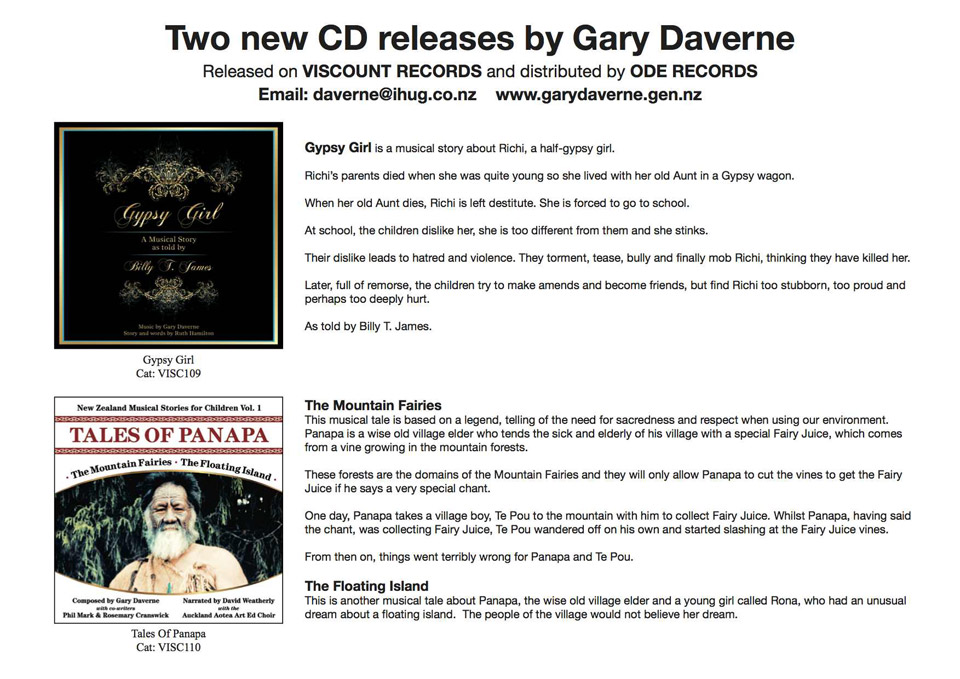 Two new CD releases
